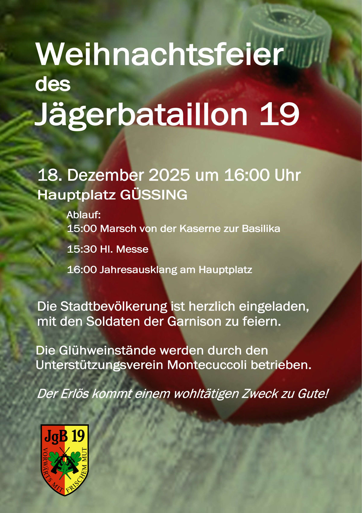 Weihnachtsfeier JgB19