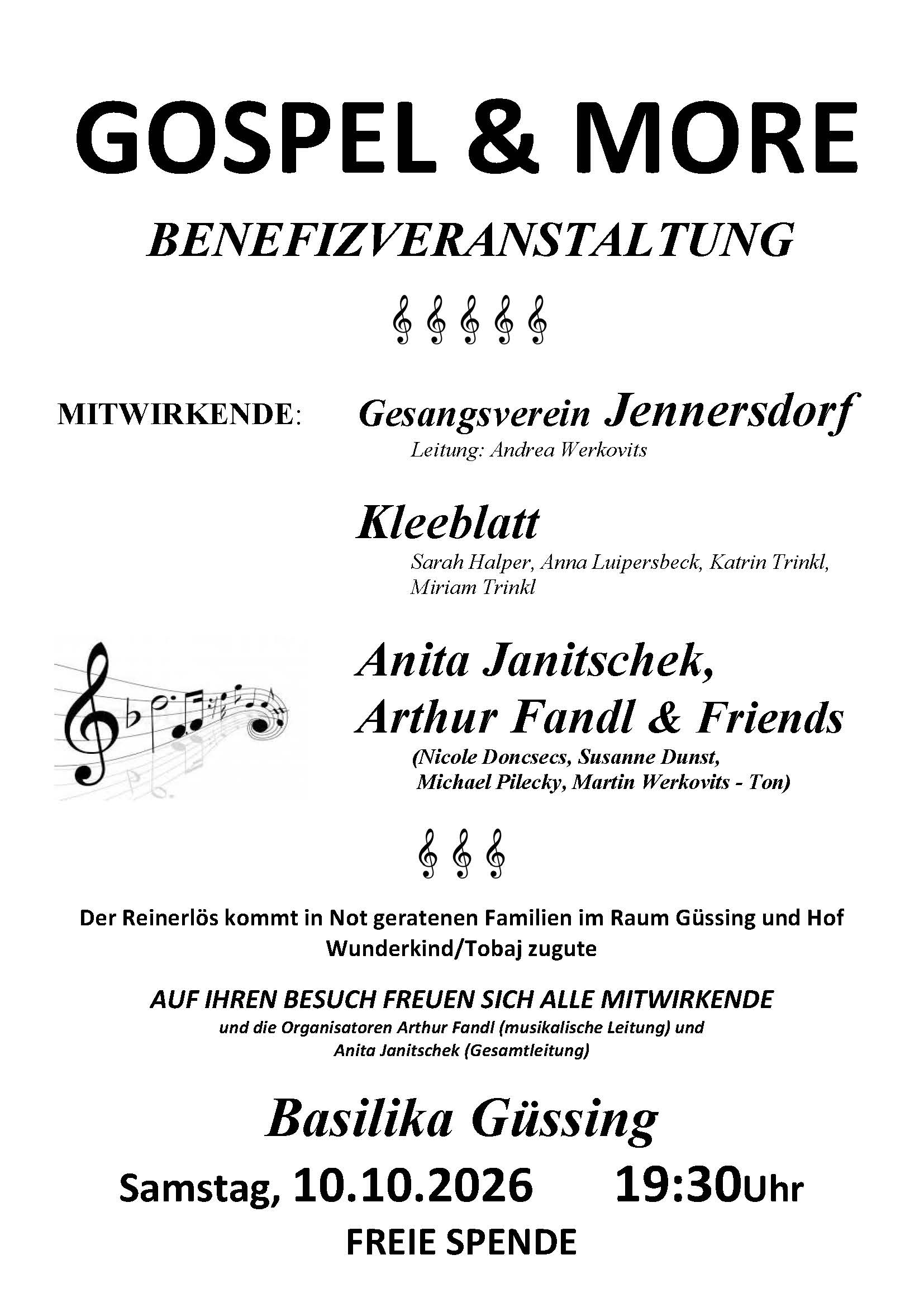 Plakat GospelMore 2026 neu